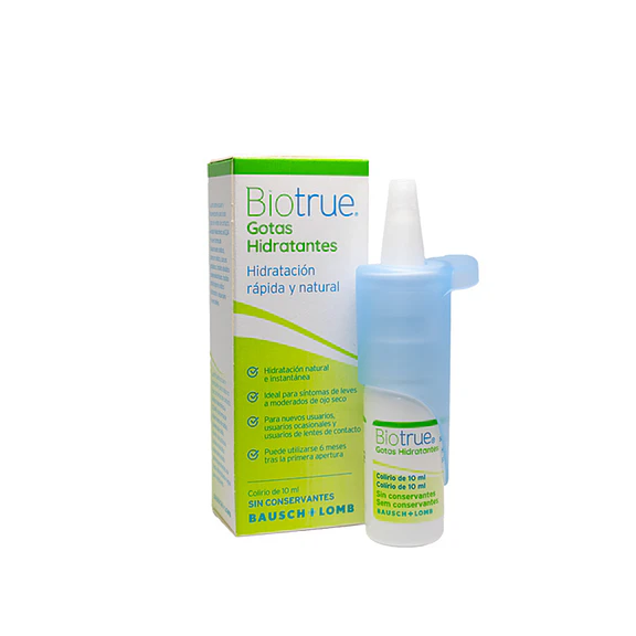 Biotrue drops 10 ML Gotas oftálmicas lubricantes