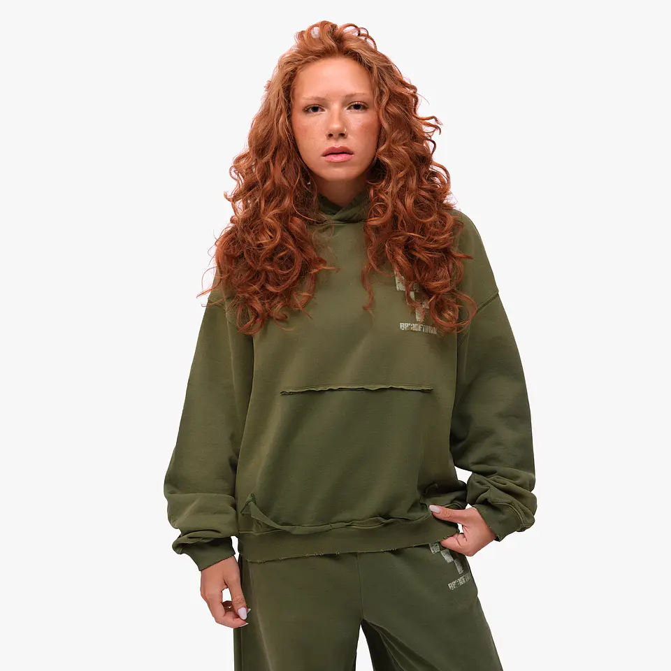 HOODIE BTB OLIVE 2
