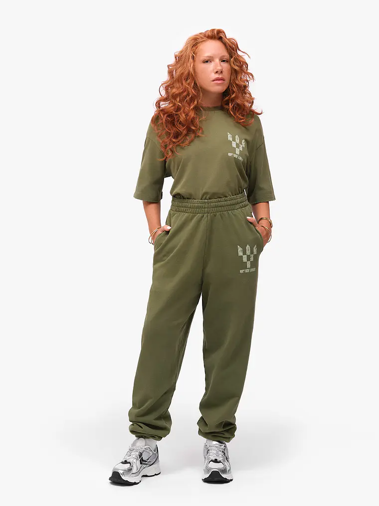 ELASTIC PANTS BTB OLIVE 1