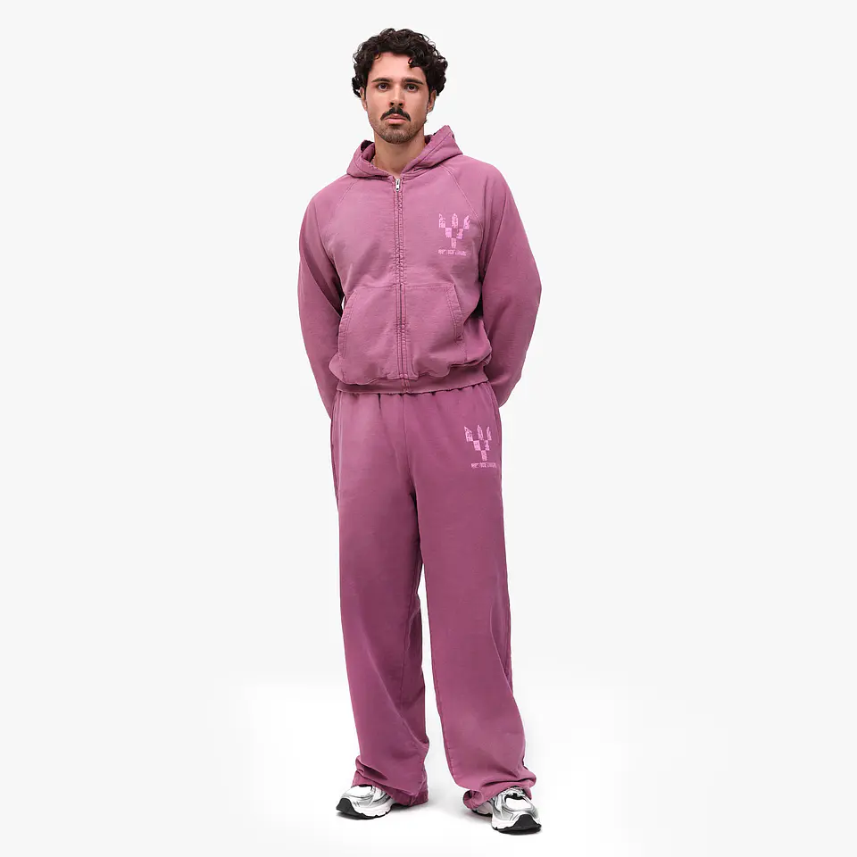 Tracksuit Large Pants & Zipper Cherry 1