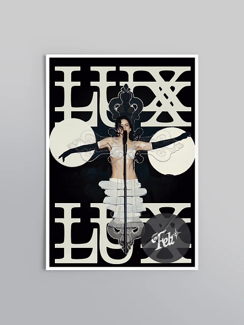 Print Rosalía Lux Tour Cruz