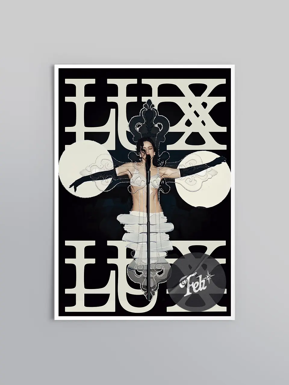 Print Rosalía Lux Tour Cruz 1