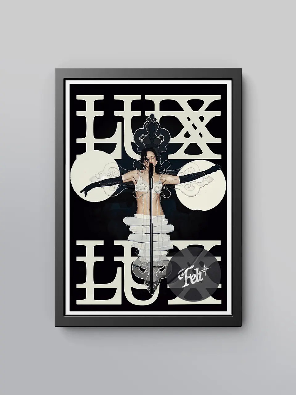 Print Rosalía Lux Tour Cruz 2