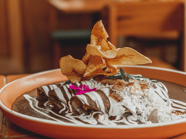 Enfrijoladas de Frango