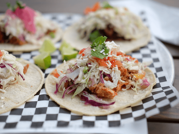 Tacos de Frango com Tequila 