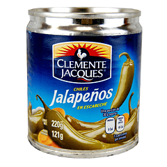 Clemente Jacques Jalapeño Peppers Whole 220g