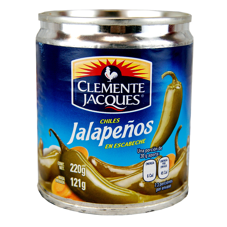 Whole Jalapeños 220g | Clemente Jacques 1
