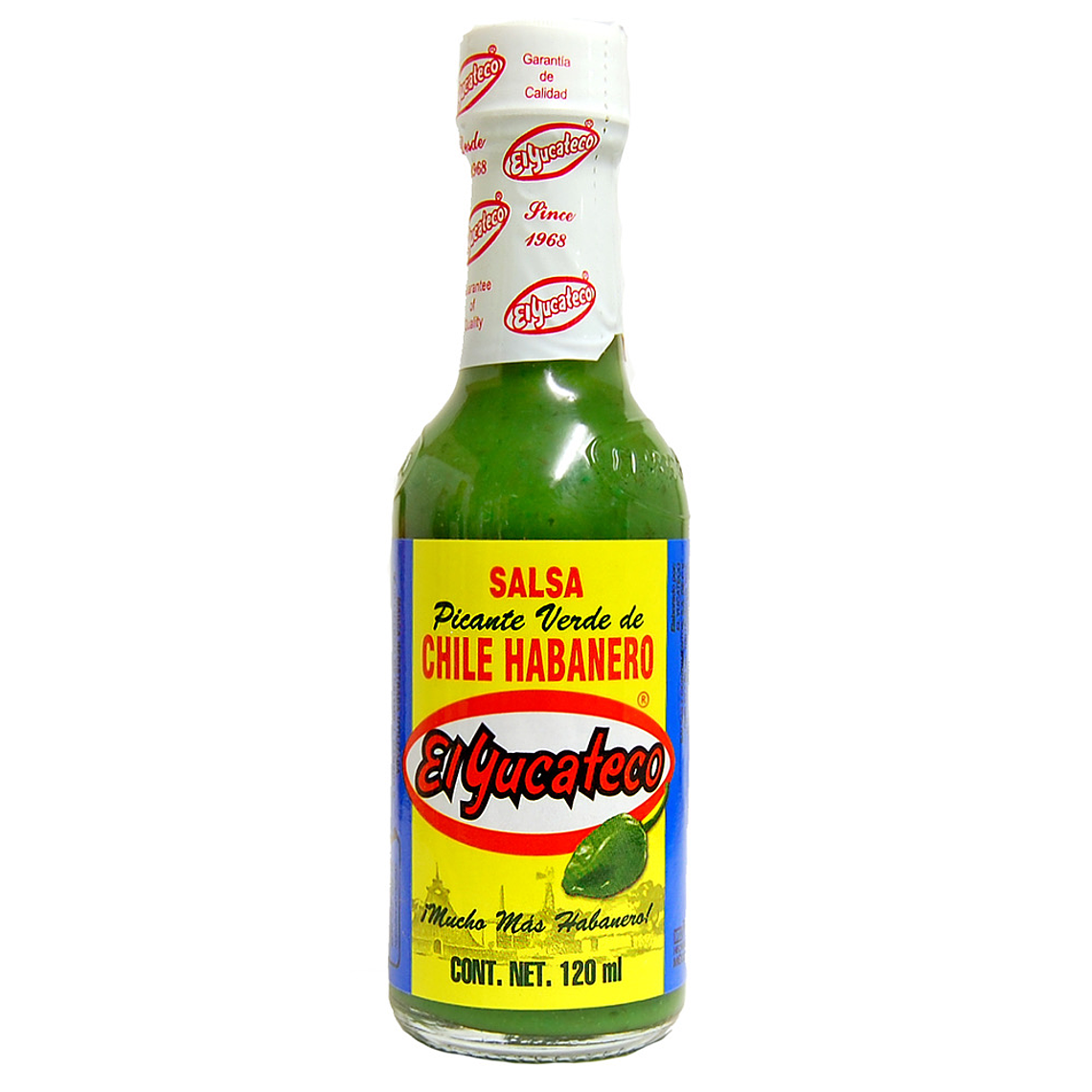 Salsa de Habanero Verde 120ml | El Yucateco 1