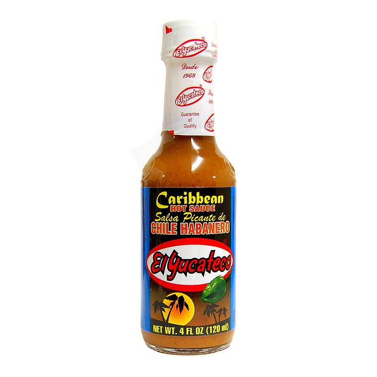 Habanero Caribbean Hot Sauce 120ml | El Yucateco 1