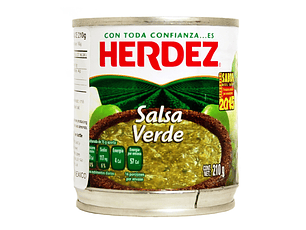 Molho Verde com Tomatillo (salsa verde) 210g | Herdez