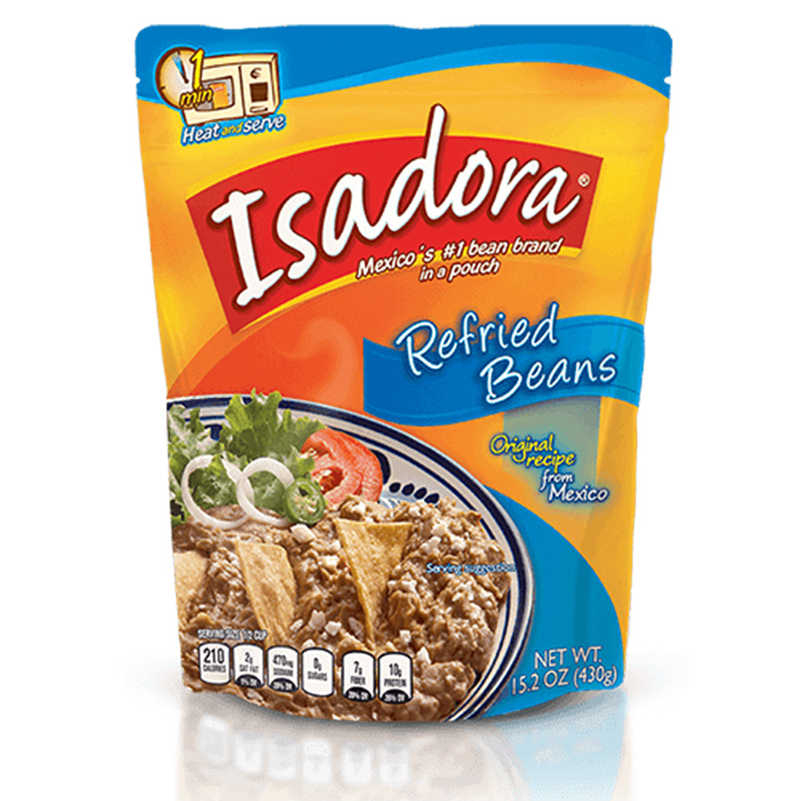 Frijoles Bayos Refritos 430g | Isadora 1
