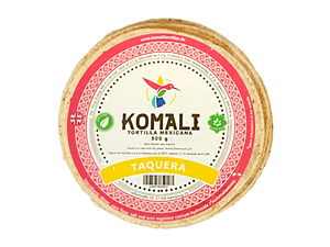 Tortilha Taquera de Milho 500g (12cm) | Komali