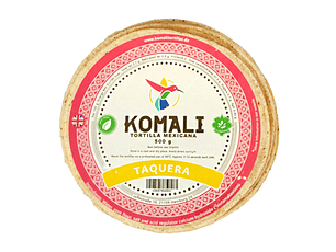 Tortilla Taquera de Maíz 500g (12cm) | Komali
