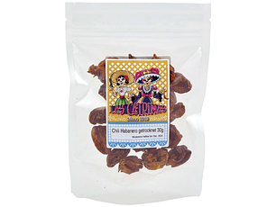 Whole Dry Habanero Chili 30g | Las Catrinas