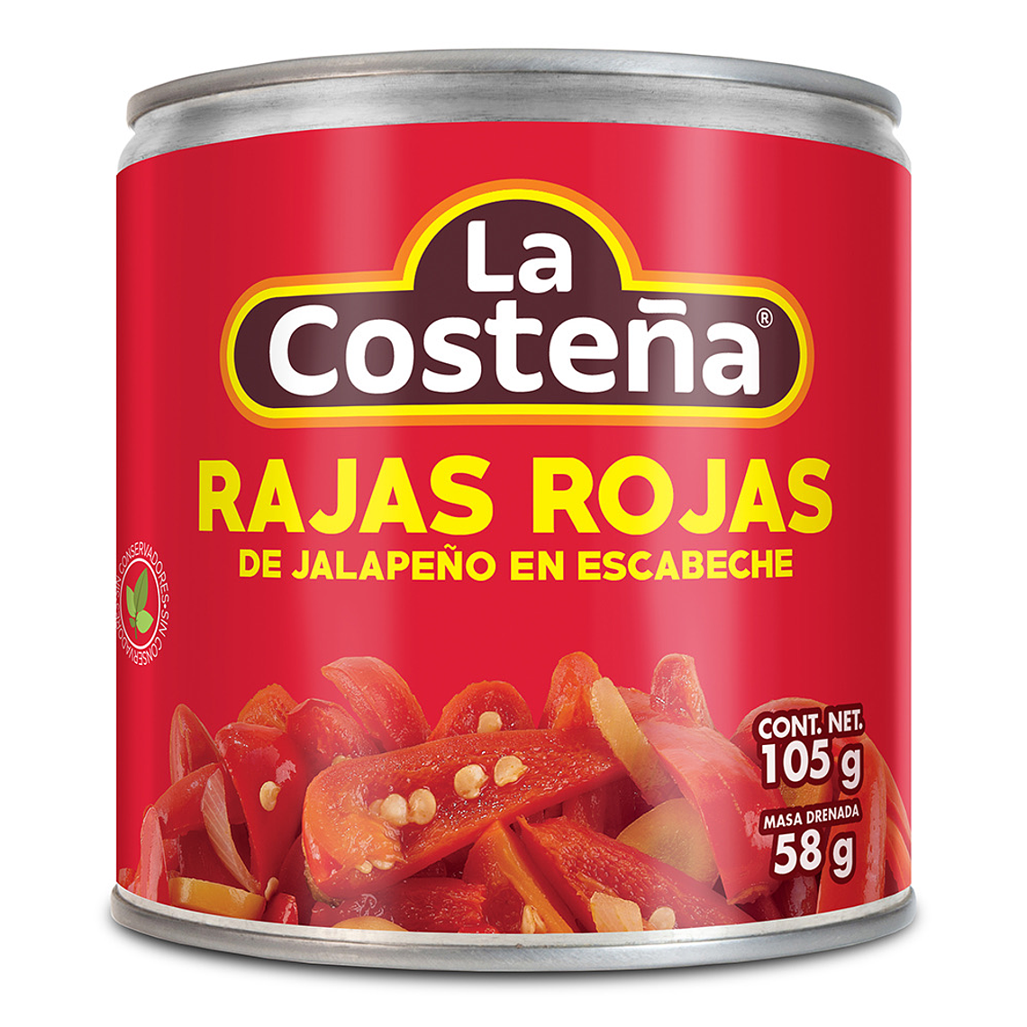 Jalapeños Vermelhos Fatiados 199g | La Costeña 1