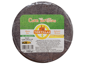 Tortilha Chips de Milho Azul para Fritar 1kg | Guanajuato