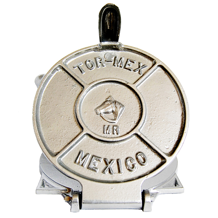 Prensa para Tortilhas 19cm cor Prata | Tor-Mex 1