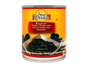 Rajas de Chiles Poblanos 220g | San Miguel
