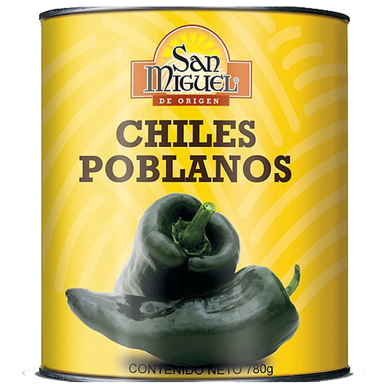 Chiles Poblanos Enteros 780g | San Miguel 1