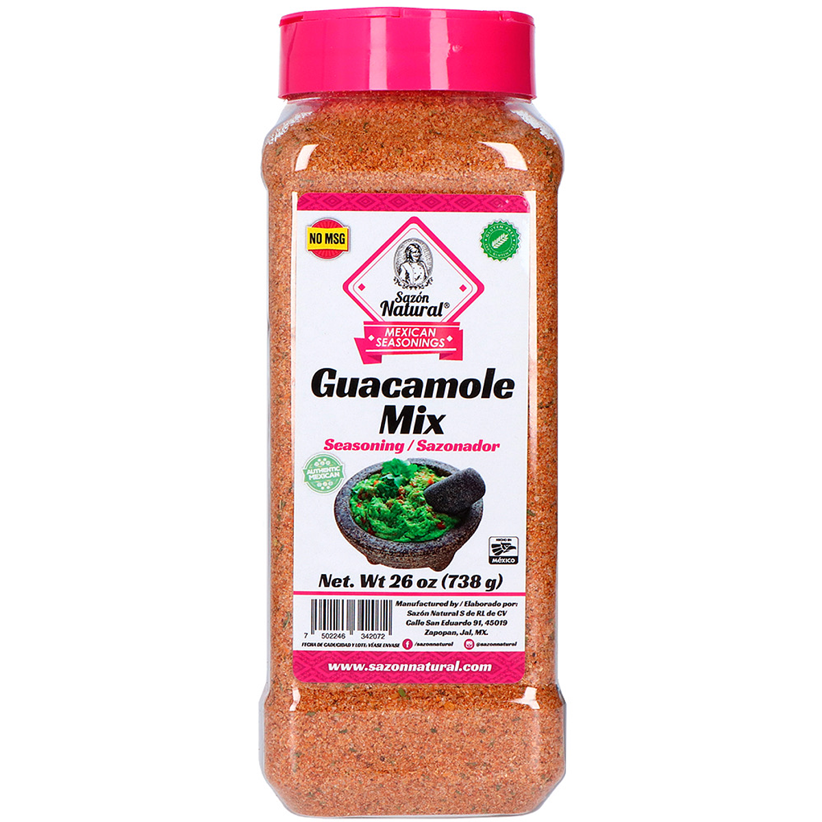 By Lau Pereira Sazón Natural Guacamole Mix