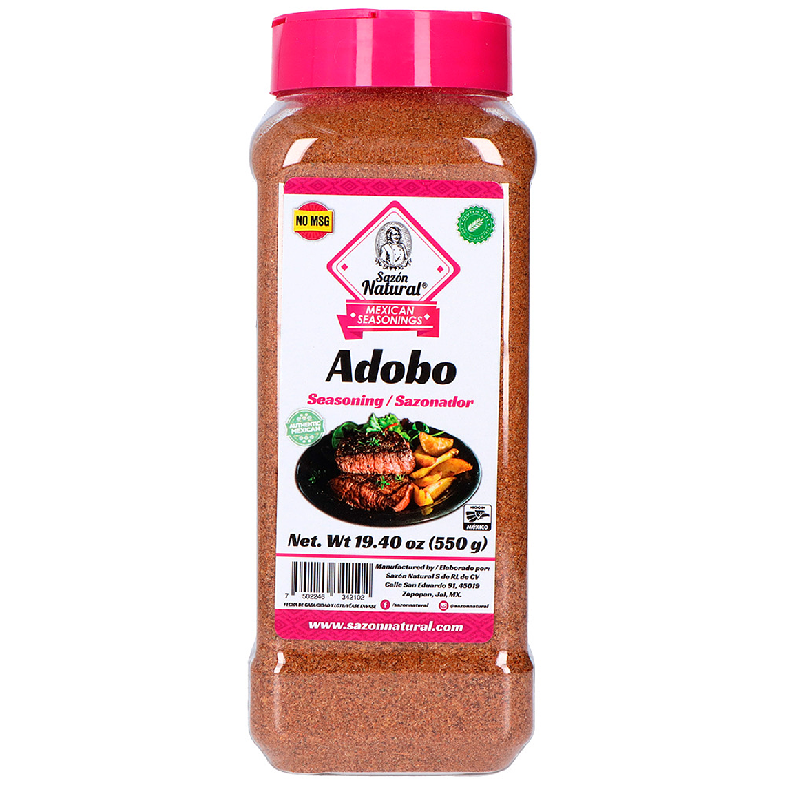 Tempero Adobo Mexicano 550g | Sazón Natural 1