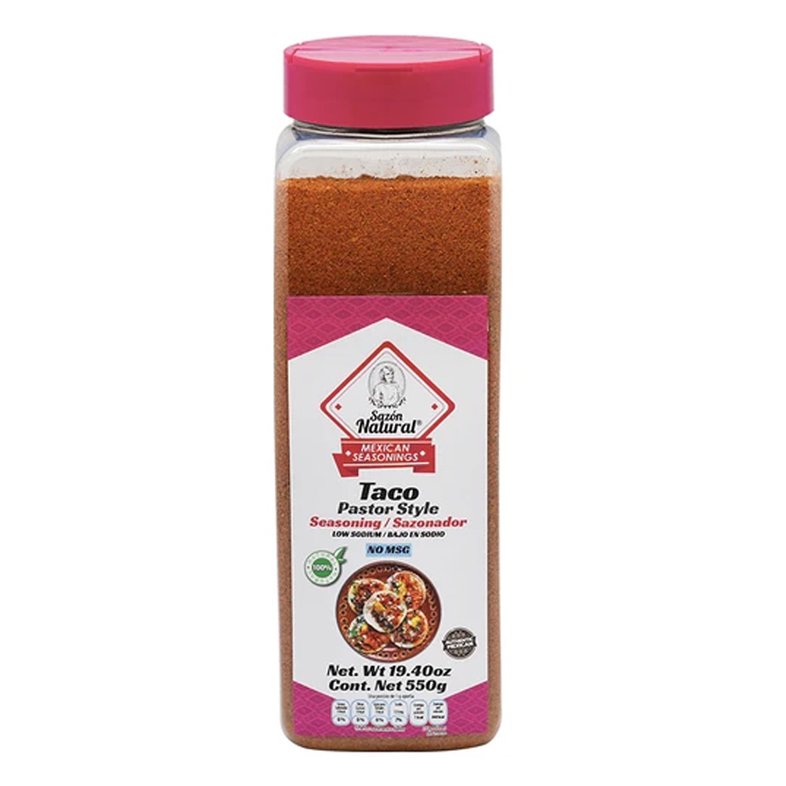 Tacos al Pastor Seasonin 550g | Sazon Natural 1