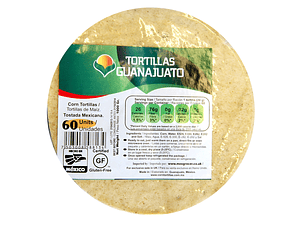 Tortilla de Maíz Amarillo para Freír 15cm 1Kg | Guanajuato