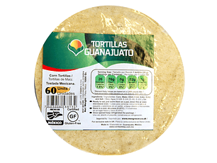 Tortilha para fritar 15cm Milho Amarelo 1kg | Guanajuato