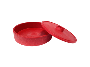 Tortillero de Plástico Vermelho 15 cm | Porta Tortilhas