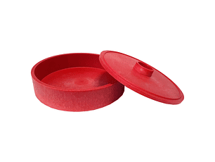 Tortillero de Plástico Vermelho 15 cm | Porta Tortilhas