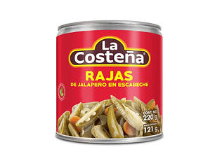 Chiles Jalapeños Verdes Fatiados 199g | La Costeña