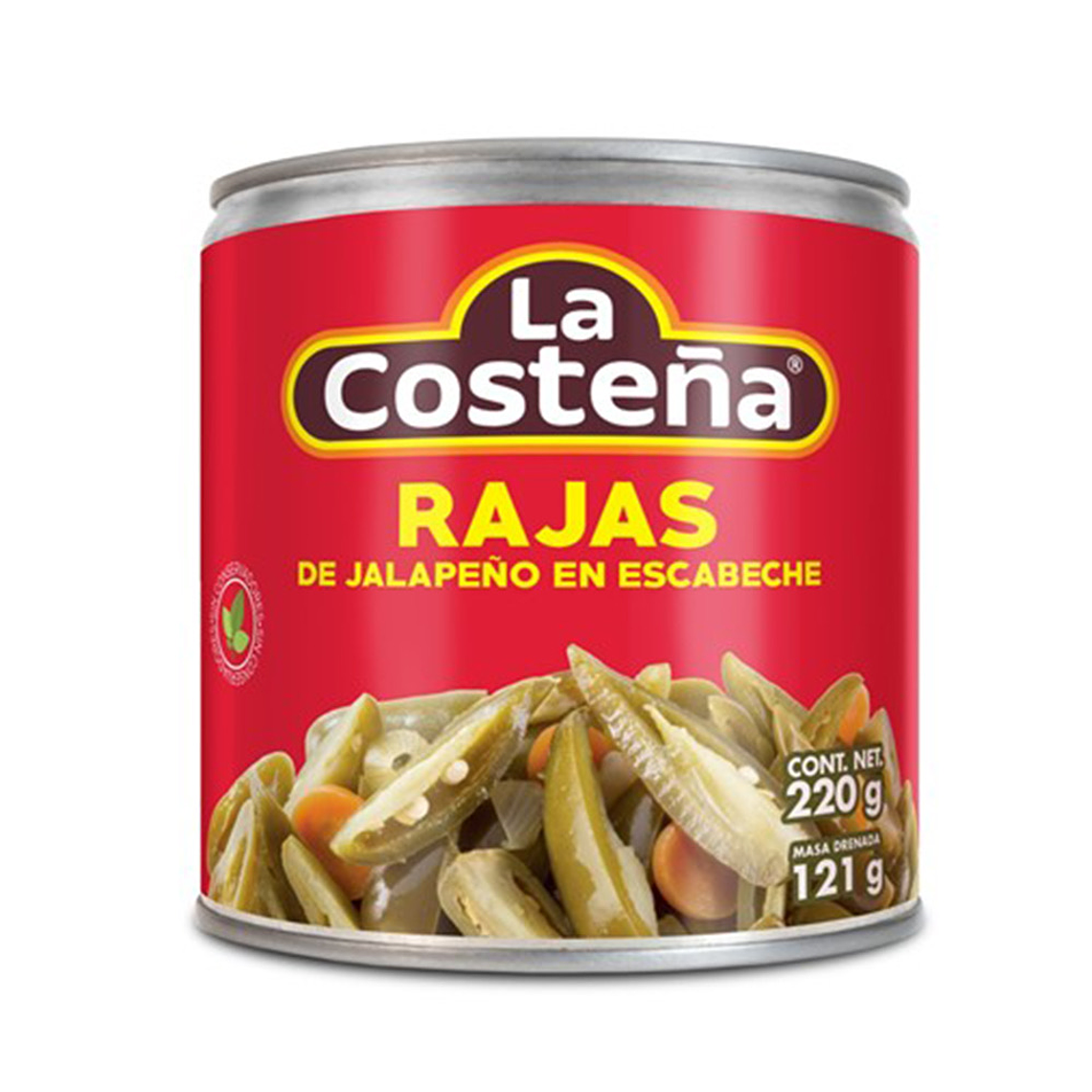 Chiles Jalapeños Verdes Fatiados 199g | La Costeña 1