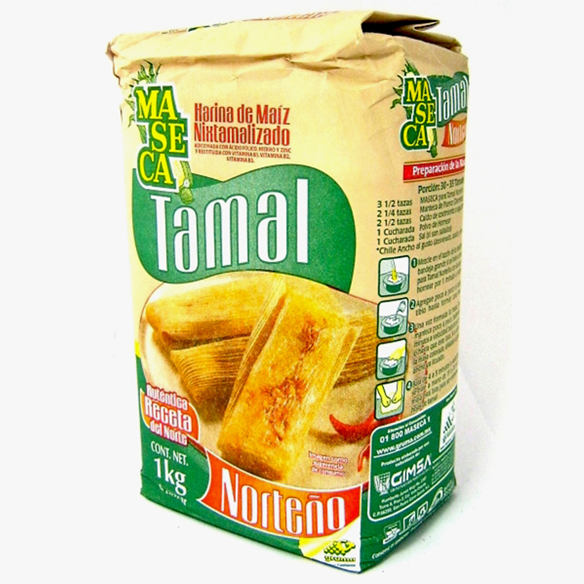 Harina de Maíz para Tamales 1Kg | Maseca 1