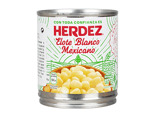 Grãos de Milho Branco Mexicano 220g | Herdez