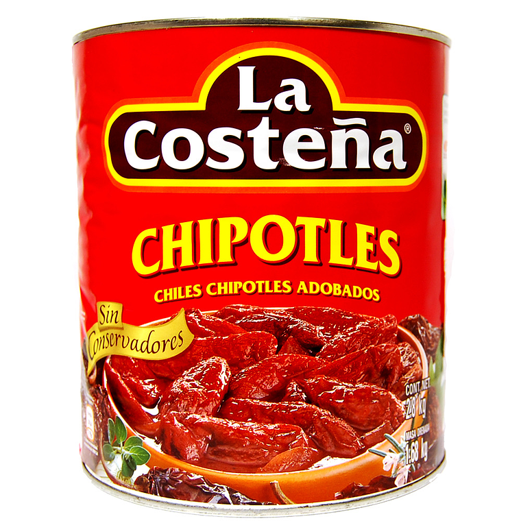 Chiles Chipotles Adobados 2.8Kg | La Costeña 1