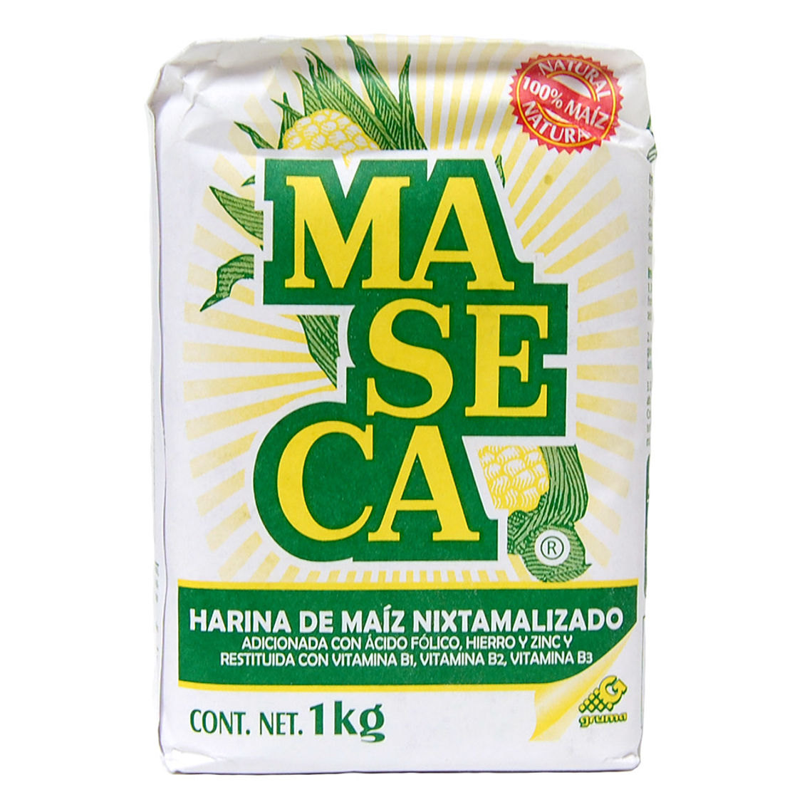 Harina de Maíz para Tortillas 1Kg | Maseca 1