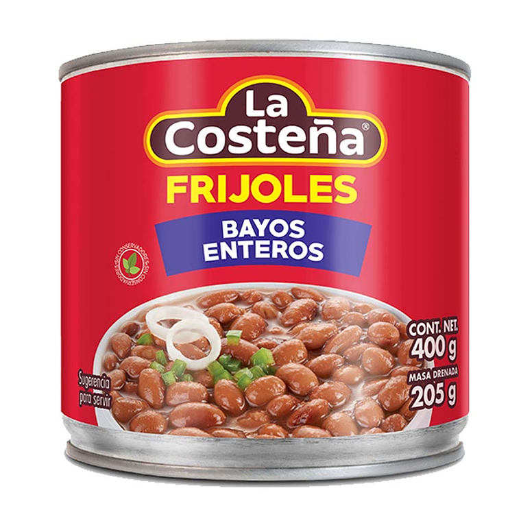 Frijoles Bayos Enteros 400g | La Costeña 1