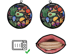 Tortillero de Tecido - Porta Tortilhas | Tortillada