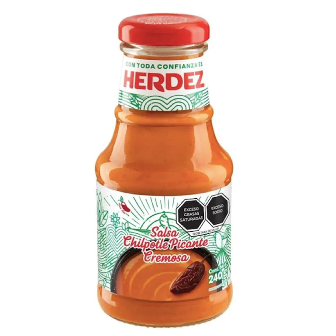 Molho Cremoso com Chipotle 240g | Herdez 1