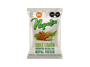 Churritos Lime 80g | Nopalia