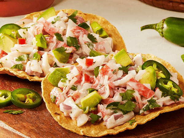 Tostadas de Jaiba