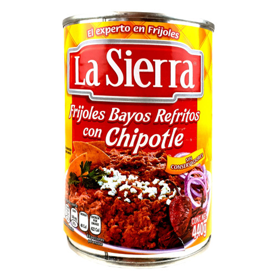 Frijoles BRefritos con Chipotle 440g | La Sierra 1