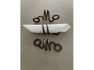 Suporte Artesanal para Guardanapos – Viva el Barro (6 Peças)