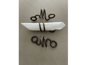 Suporte Artesanal para Guardanapos – Viva el Barro (6 Peças)