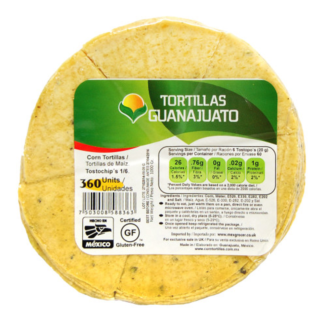 Tortilla Chips de Maíz para Freír 1kg | Guanajuato 1