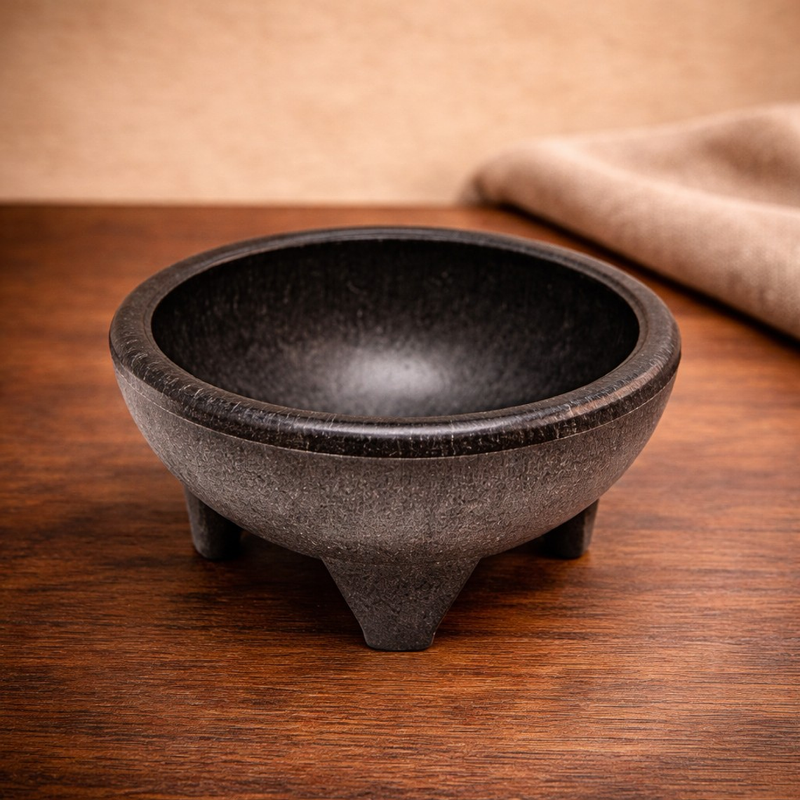 Pequeno Molcajete de Plástico para Salsa 12cm 1