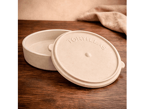 Tortillero de Plástico Creme 15 cm | Porta Tortilhas
