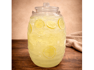 Vitrolero 20 Lt– Recipiente de Plástico para Aguas Frescas e Bebidas