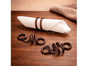 Servilletero Artesanal de Hierro – Viva el Barro (Set de 6)