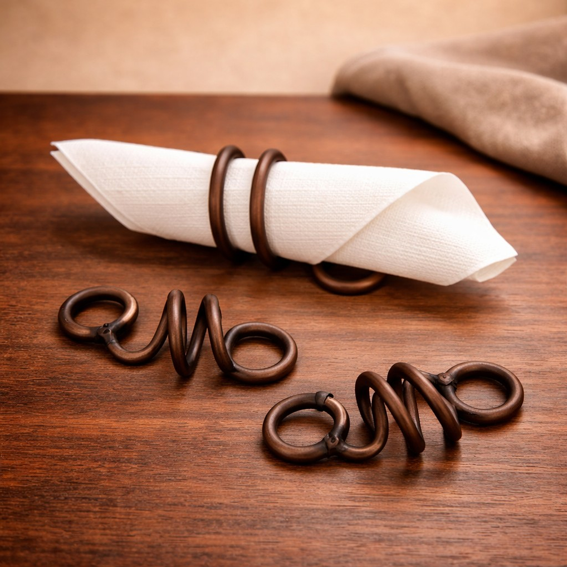 Servilletero Artesanal de Hierro – Viva el Barro (Set de 6) 1